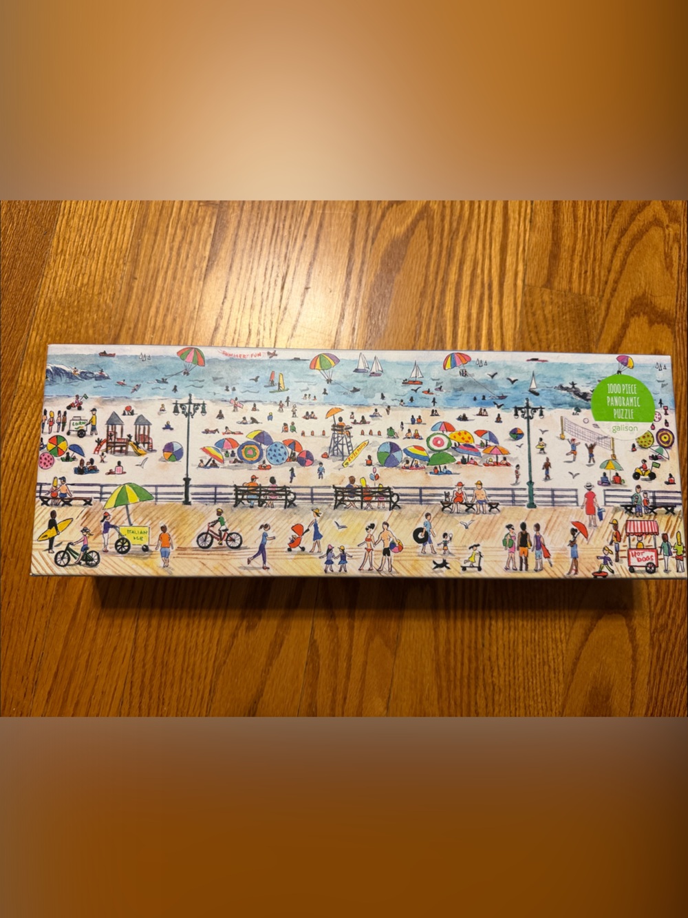 Kids Beach Boardwalk Puzzle - Multicolor